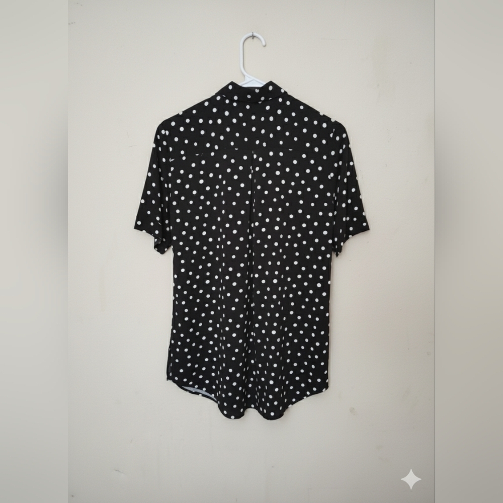 No Iron™ Polka Dot Shirt - Picture 2 of 4